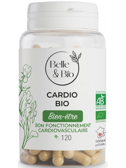 Cardio bio 120 gélules Belle et Bio Herboristerie de Paris aide la pression vasculaire par l'olivier