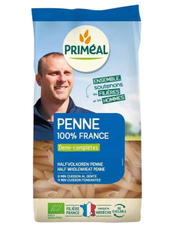 Penne demi complètes 500g Primeal
