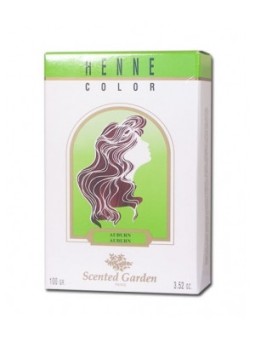 Henné Auburn 100gr Scented Garden châtain reflets rouges Herboristerie de paris