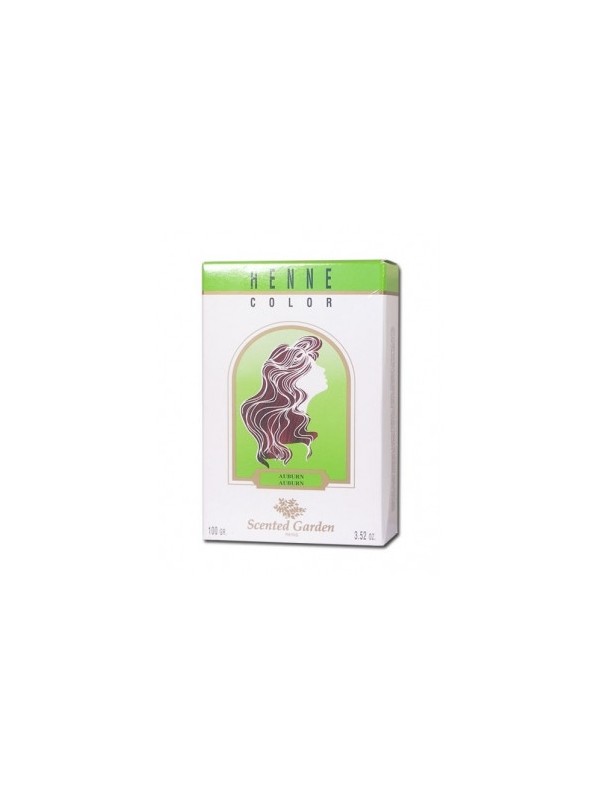 Henné Auburn 100gr Scented Garden châtain reflets rouges Herboristerie de paris