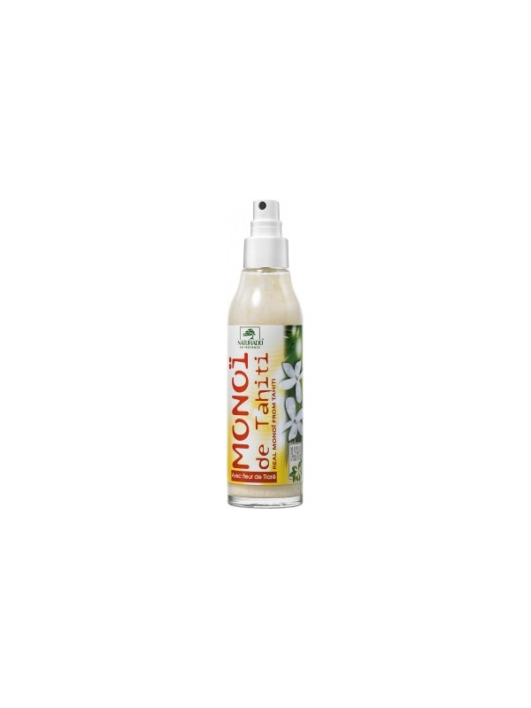 Véritable Monoi de Tahiti naturel avec sa Fleur de Tiaré 150ml Naturado