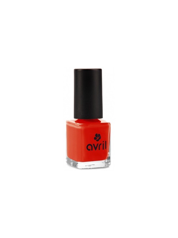 vernis à ongles Coquelicot No 40 7ml Avril tekinte fraiche et plus douce que le rouge classique Herboristerie de paris