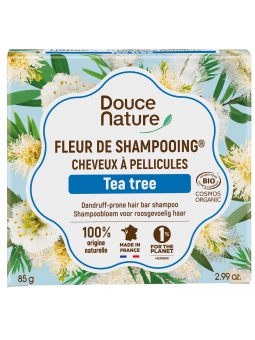 Fleur de Shampooing solide antipelliculaire  Douce Nature bois de panama argile purifiante Herboristerie de paris