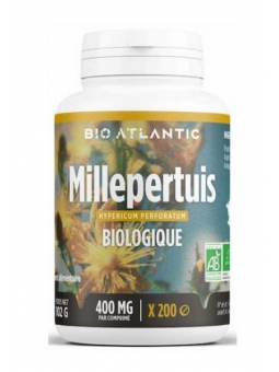Millepertuis bio 200 comprimés Bio Atlantic GPH Diffusion maintien de l'humeur Herboristerie de paris