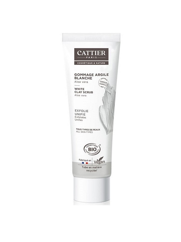 Gommage à l'argile blanche 100ml Cattier