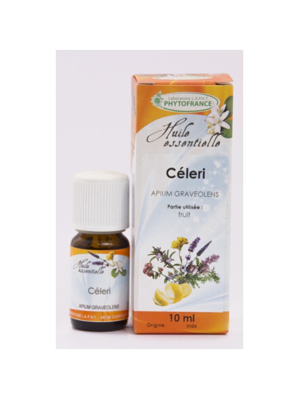 Huile essentielle Céleri 10ml Phytofrance digestion diurèse Herboristerie de paris