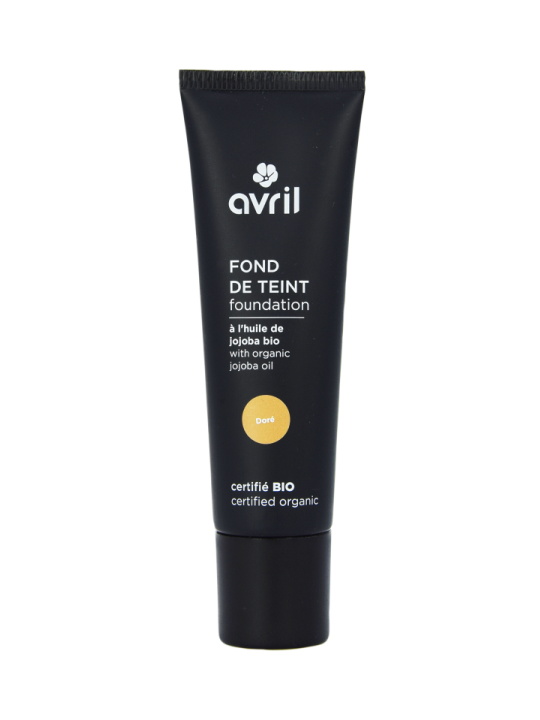 Fond de teint Doré Certifié Bio 30ml Avril maquillage bio Herboristerie de paris