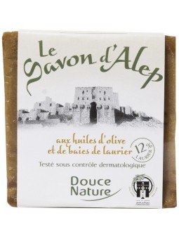 Savon d'Alep 12% huile de Laurier 210g Douce Nature