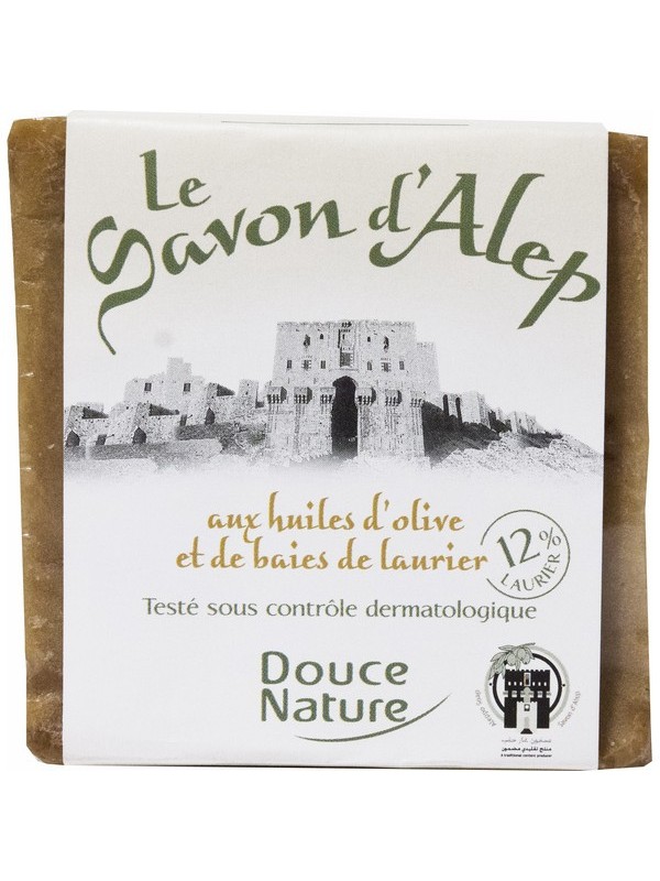 Savon d'Alep 12% huile de Laurier 210g Douce Nature