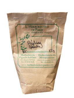 Réglisse Poudre BIO 100g Herboristerie de Paris digestion, santé intestinale respiration