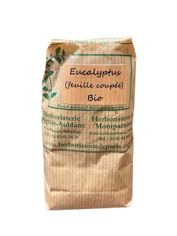 Eucalyptus feuilles coupées bio 100 gr Herboristerie de Paris maintien de la santé respiratoire