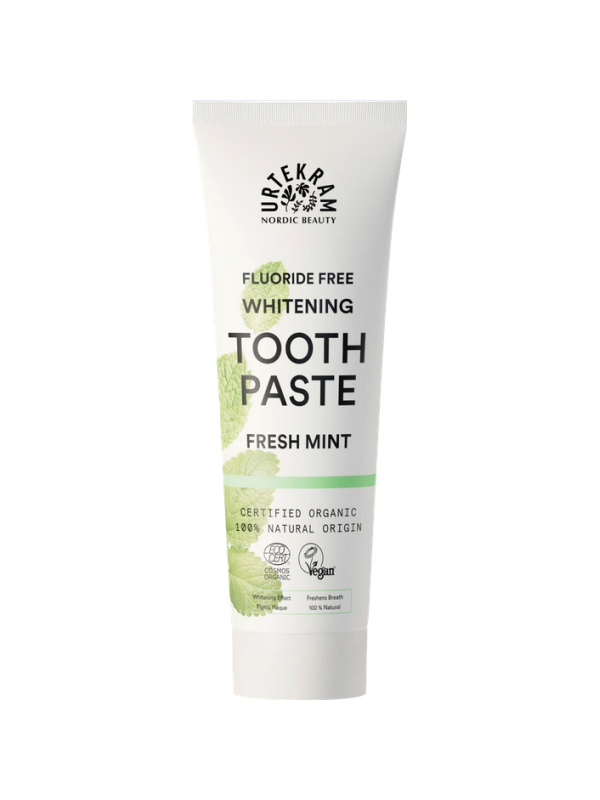 Dentifrice blanchissant Menthe fraîche 75ml Urtekram
