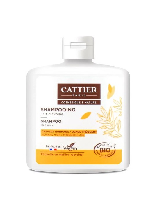 Shampoing Lait d'avoine usage fréquent 250ml Cattier