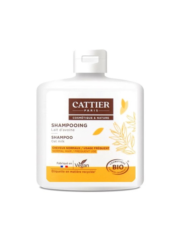 Shampoing Lait d'avoine usage fréquent 250ml Cattier