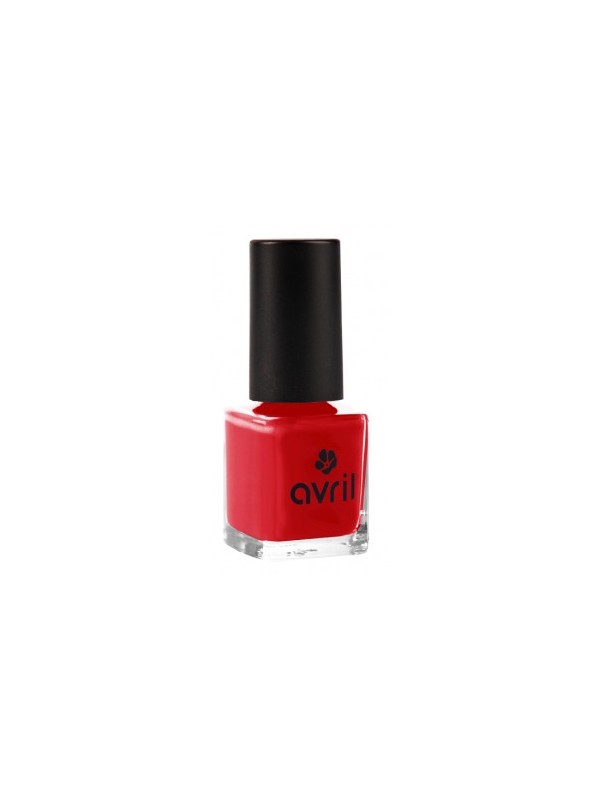 Vernis à ongles Rouge Passion 7ml Avril Cosmétique rouge lumineux Herboristerie de paris