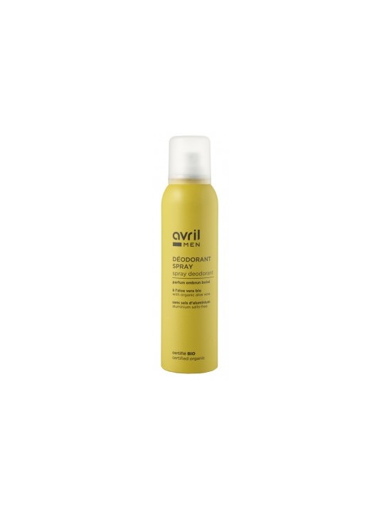 Déodorant spray homme parfum d'embrun boisé 150ml Avril