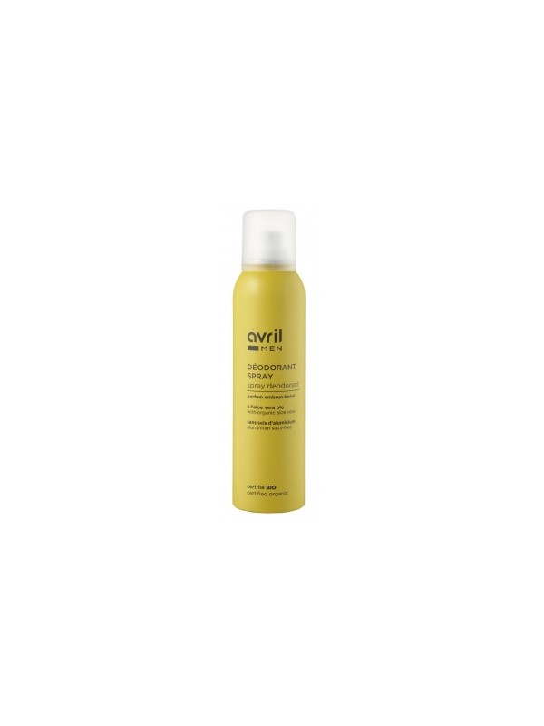Déodorant spray homme parfum d'embrun boisé 150ml Avril