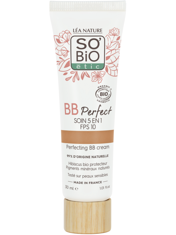 BB Crème Perfect 5 en 1 FPS10 Médium 30ml So'Bio étic bb cream Herboristerie de paris