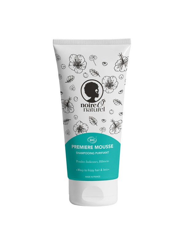 Shampooing première mousse purifiant 200ml Noire O Naturel  purifiant et effet brillance Herboristerie de paris