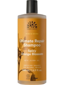 Shampooing cheveux secs et abimés Ultimate Repair Spicy Orange Blossom 500ml Urtekram urgence capillaire régénération