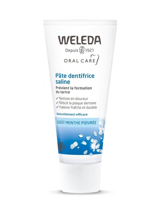 Pâte dentifrice saline anti tartre 75ml Weleda