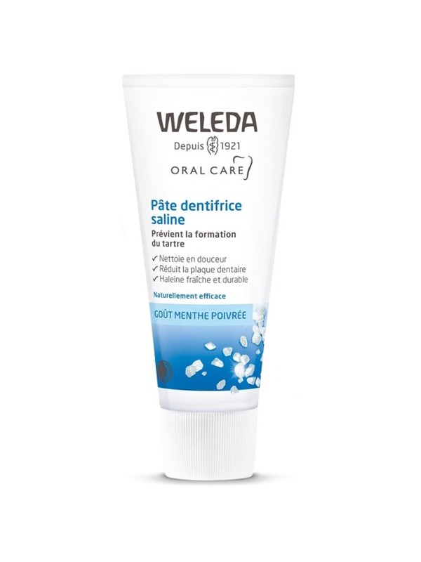 Pâte dentifrice saline anti tartre 75ml Weleda