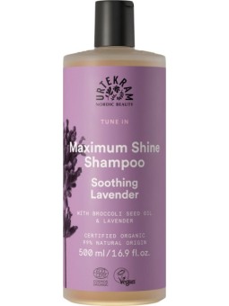 Shampooing cheveux normaux Soothing Lavender 500 ml Urtekram brillance optimale Herboristerie de paris