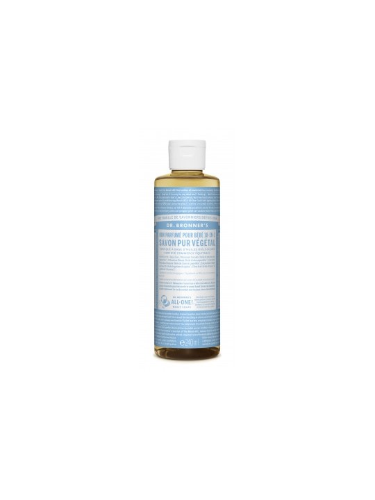 Savon liquide Non parfumé 240ml Dr Bronners