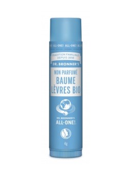Baume à lèvres Neutre (sans parfum) bio 4g Dr Bronners