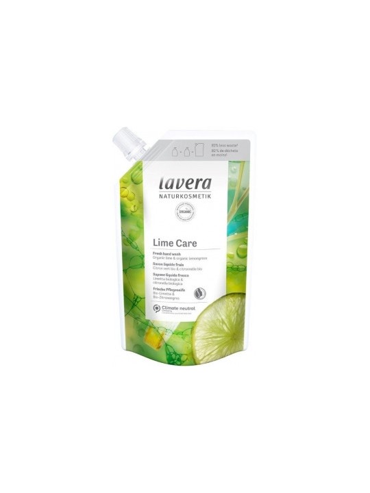 Recharge Savon liquide Lime Care 500ml Lavera