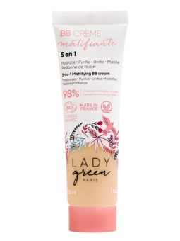 BB Crème Perfectrice 5 en 1 Teint claire 30ml 30ml Lady Green Herboristerie de Paris