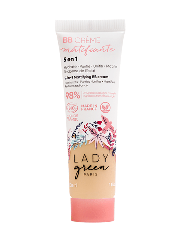 BB Crème Perfectrice 5 en 1 Teint claire 30ml 30ml Lady Green Herboristerie de Paris