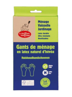 Gants en latex naturel medium Droguerie Ecologique