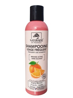 Shampoing usage fréquent sans sulfate 200ml Naturado