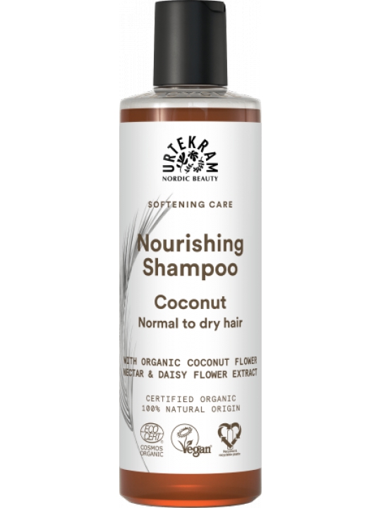 Shampoing à la Noix de Coco cheveux normaux 250 ml Urtekram