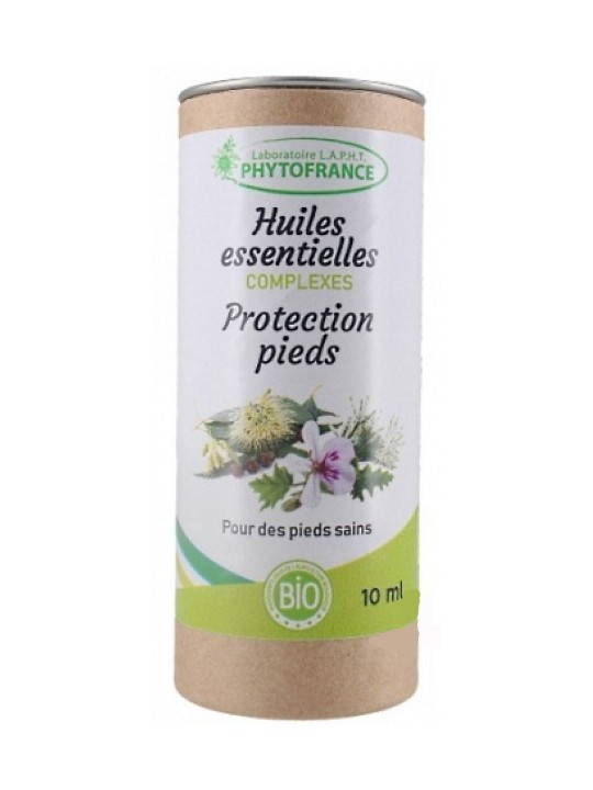 Complexe d'huiles essentielles Protection des pieds Fongiderme 10ml Phytofrance contre les mycoses Herboristerie de paris