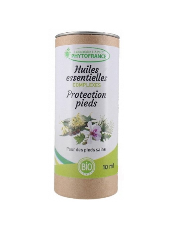 Complexe d'huiles essentielles Protection des pieds Fongiderme 10ml Phytofrance contre les mycoses Herboristerie de paris