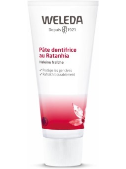 Pâte dentifrice au Ratanhia 75ml Weleda
