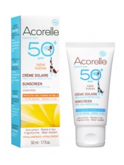 Crème Solaire Bébé SPF 50 50ml Acorelle