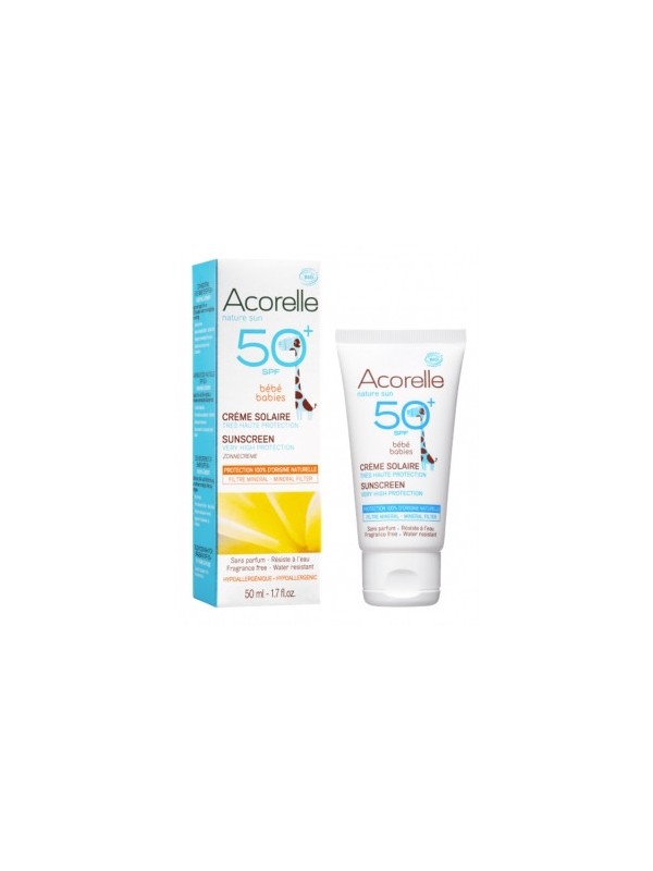 Crème Solaire Bébé SPF 50 50ml Acorelle