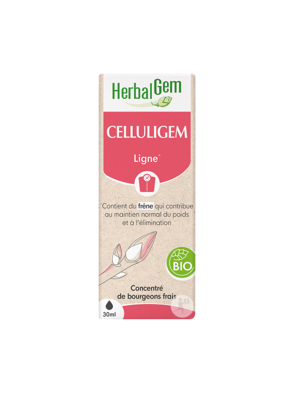 Celluligem Bio Flacon compte gouttes 50ml Herbalgem gemmotherapie Herboristerie de paris