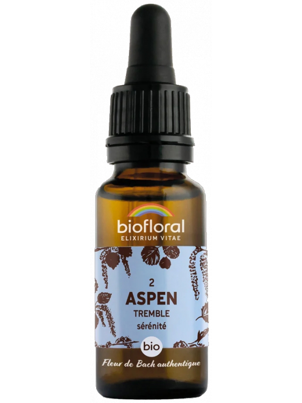 Elixir Tremble, Aspen n°02 20 ml Biofloral