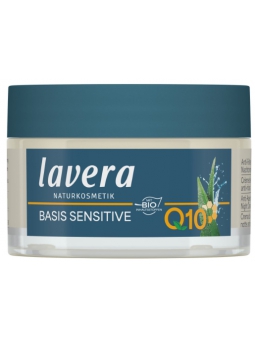 Crème de nuit anti rides à la coenzyme Q10 50ml Lavera antioxydante anti-âge Herboristerie de paris