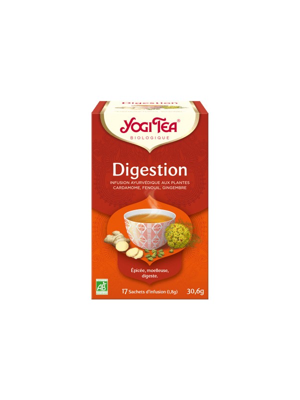 Infusion Digestion 17 infusettes Yogi Tea