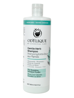 Shampoing Extra Doux aux Plantes bio 500ml Odylique cheveux fragiles avec démangeaisons Herboristerie de paris