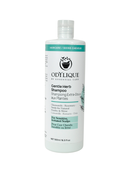 Shampoing Extra Doux aux Plantes bio 500ml Odylique cheveux fragiles avec démangeaisons Herboristerie de paris