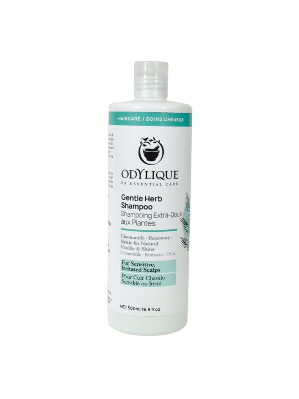 Shampoing Extra Doux aux Plantes bio 500ml Odylique cheveux fragiles avec démangeaisons Herboristerie de paris