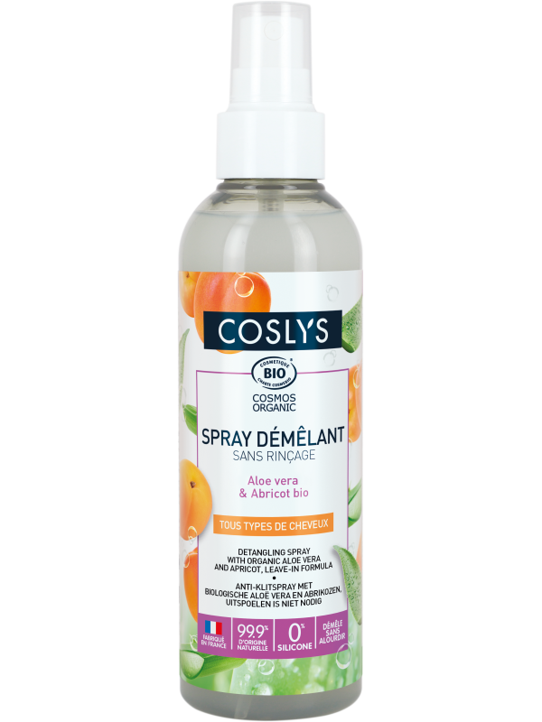 Spray démêlant sans rinçage 200 ml Coslys volume démêlage et brillance Herboristerie de paris