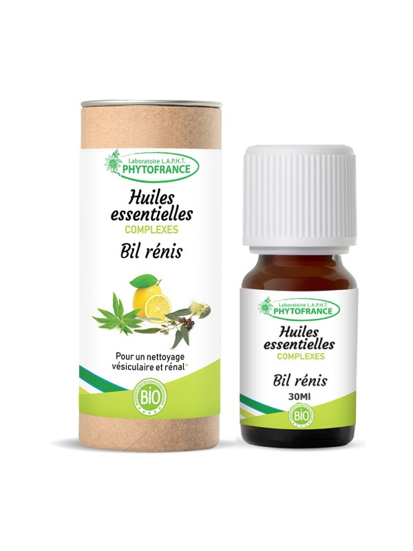 Complexe d'huiles essentielles BIL RENIS 30ml Phytofrance digestion foie Herboristerie de paris