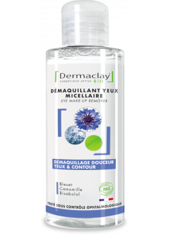 Doux démaquillant yeux Bleuet Camomille Bisabolol 125ml Dermaclay